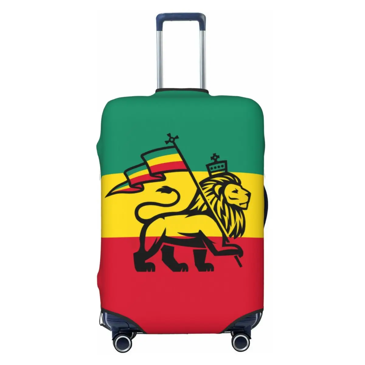 Travel Accessories For Jamaica - Custom Jamaica Rasta Judah Lion Rastafari