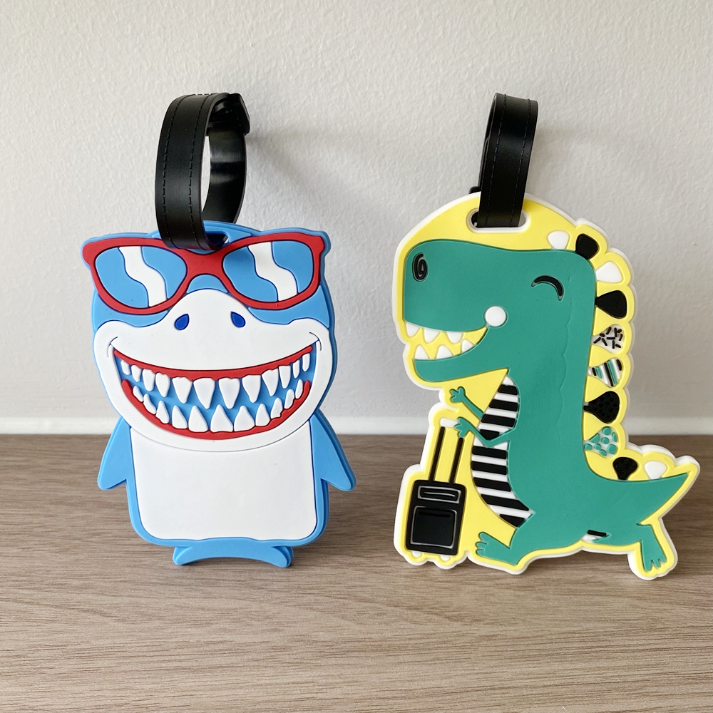 Travel Accessories Unique - 1pc/2pcs Travel Cute Dinosaur Luggage Tag