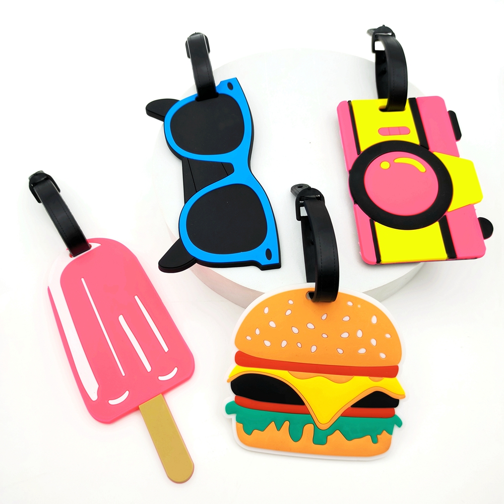 Travel Accessories Unique - 1pc Hamburg ice cream luggage tag,