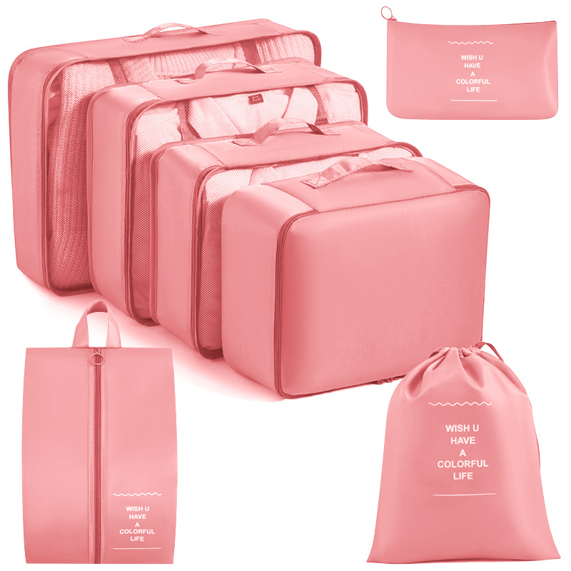 Travel Accessories Packing Cubes - 7 Piece Luggage Clothes Organizer Good