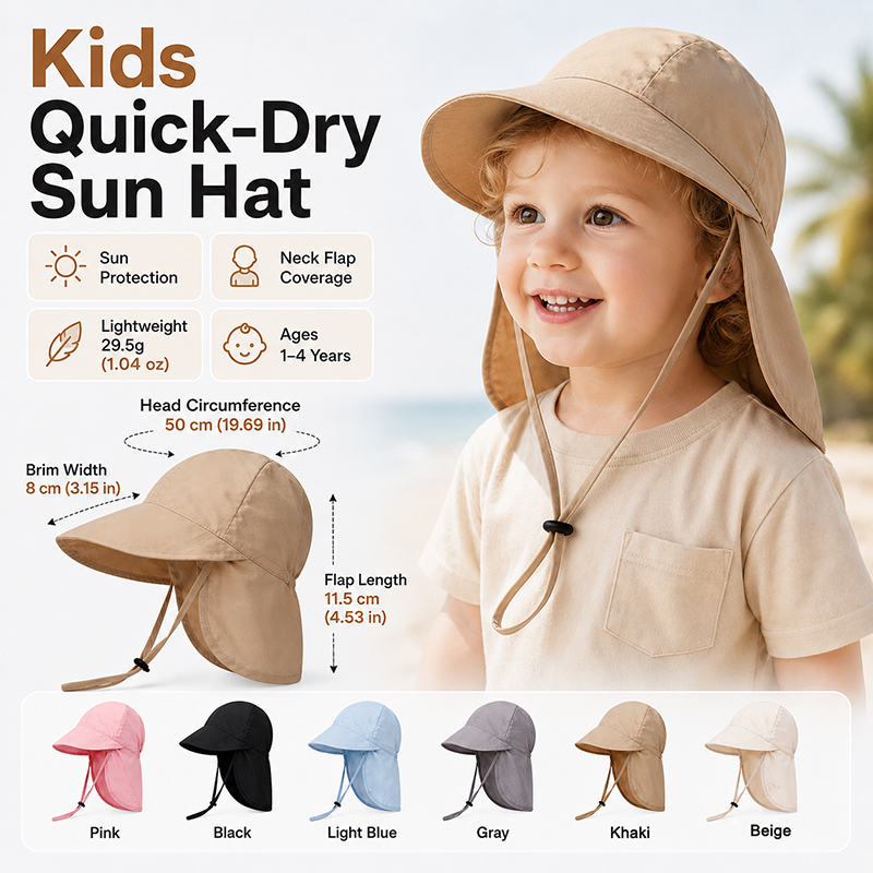 Travel Accessories Girls - Quick Dry Baby Hats Summer Thin
