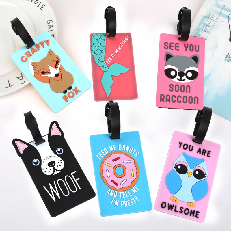 Qantas Travel Accessories - Unisex Silicone Travel Luggage Tag Hanging