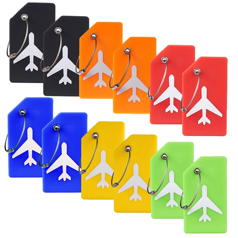 Qantas Travel Accessories - Soft Rubber Plane Prints Luggage Tags