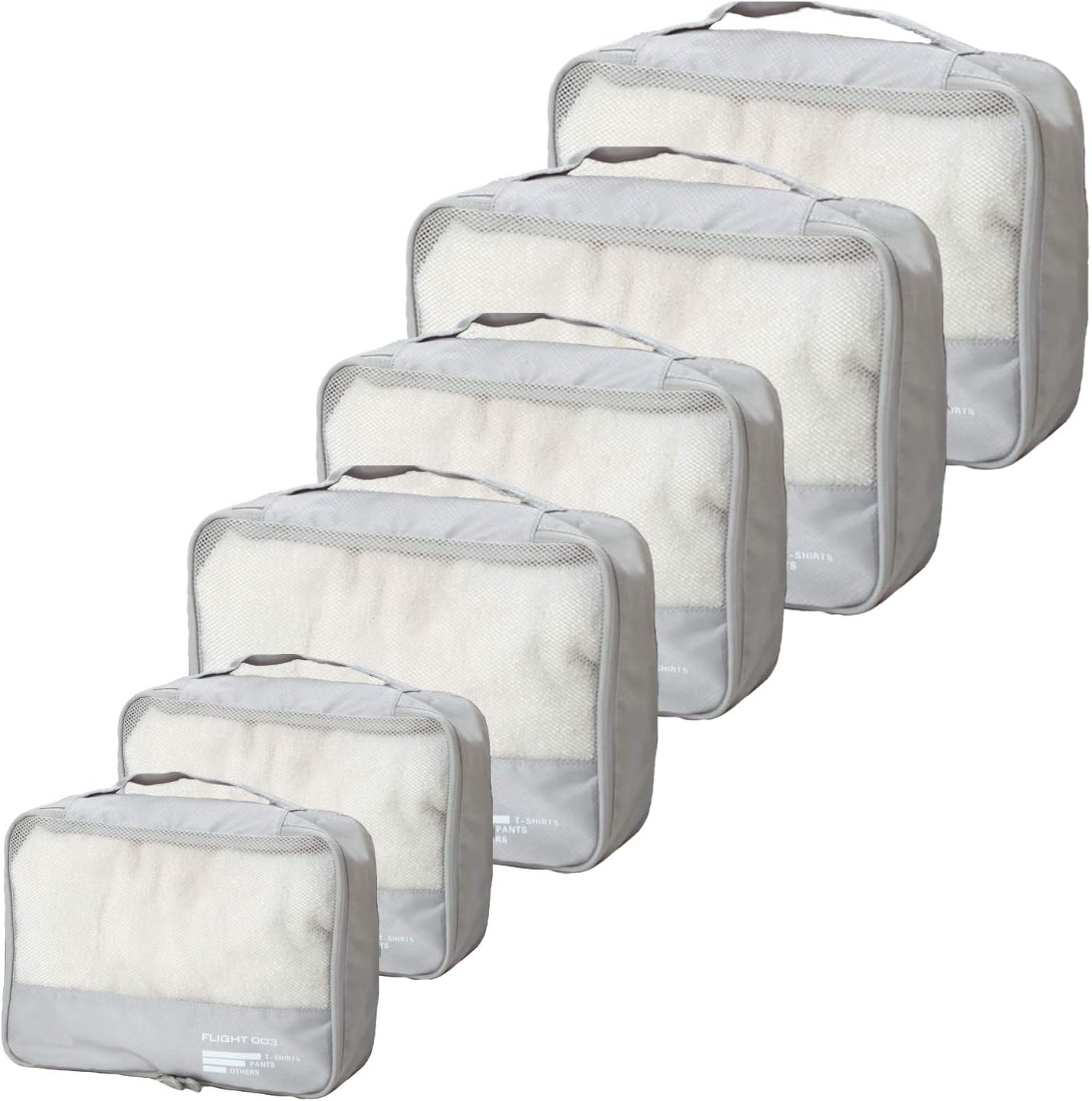 Travel Accessories Packing Cubes - Lightweight Travel Packing Cubes Set: 6