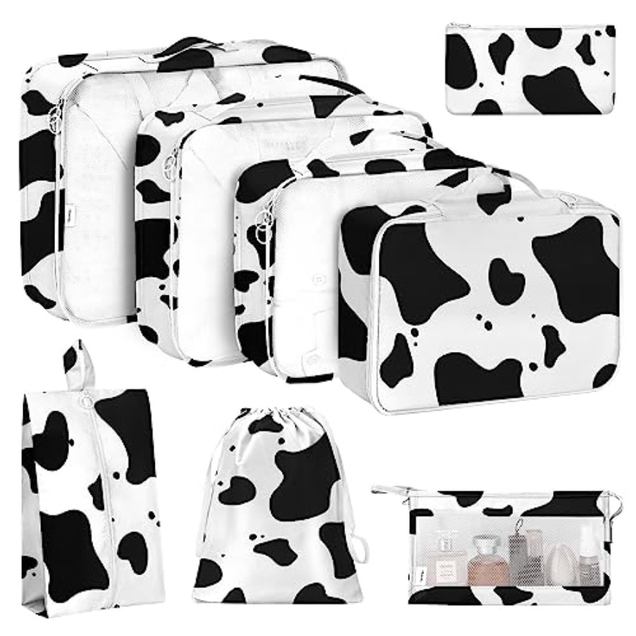 Travel Accessories Packing Cubes - 8 Set Packing Cubes for Travel