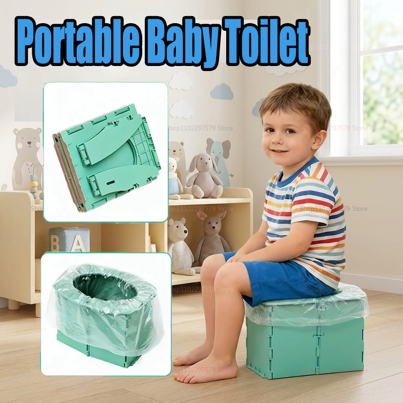 Travel Accessories With Toddler - Foldable Portable Travel Potty for Toddler