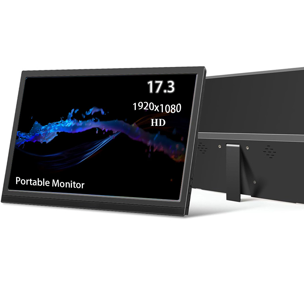 Travel Video Accessories - Portable Monitor 17.3 Full HD 1080P