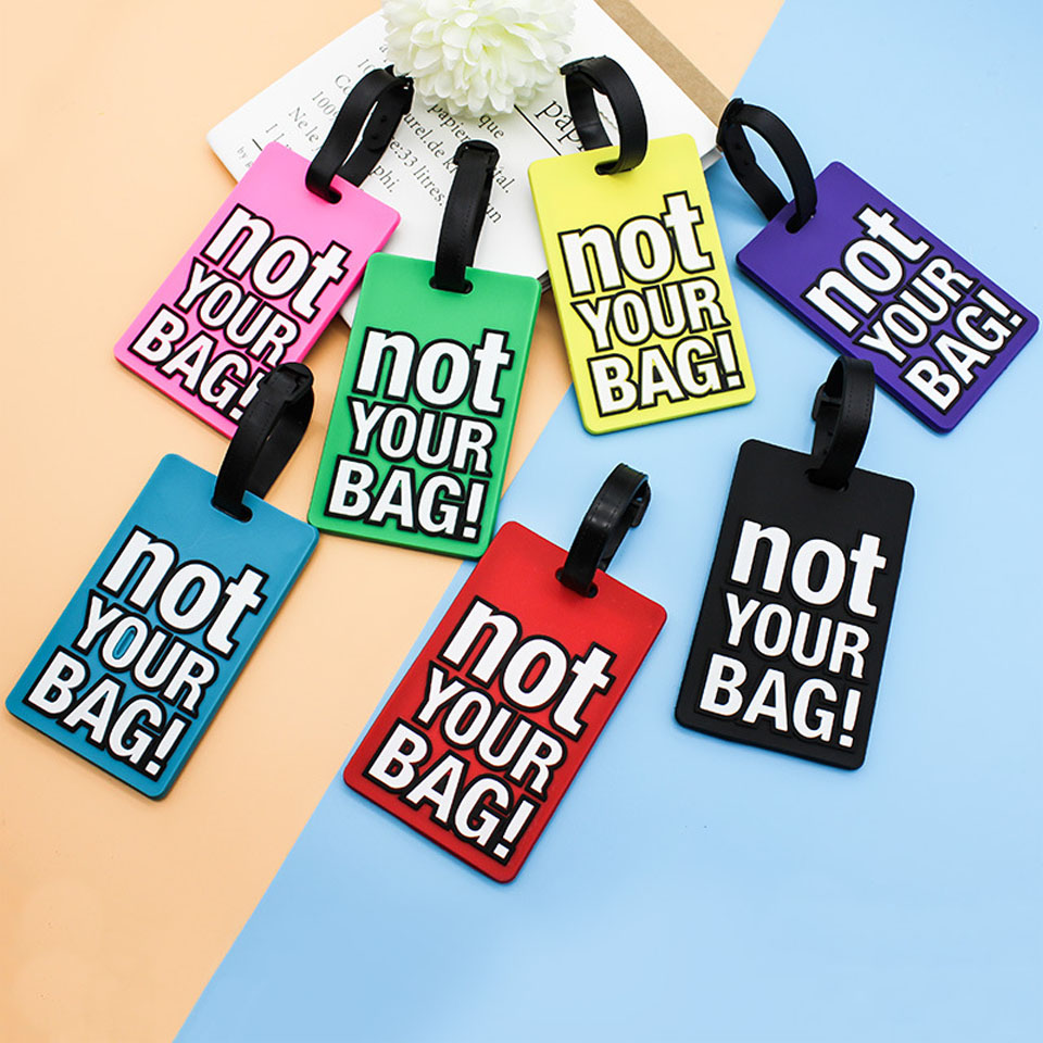 Travel Accessories Unique - Creative Letter Not Your Bag Travel