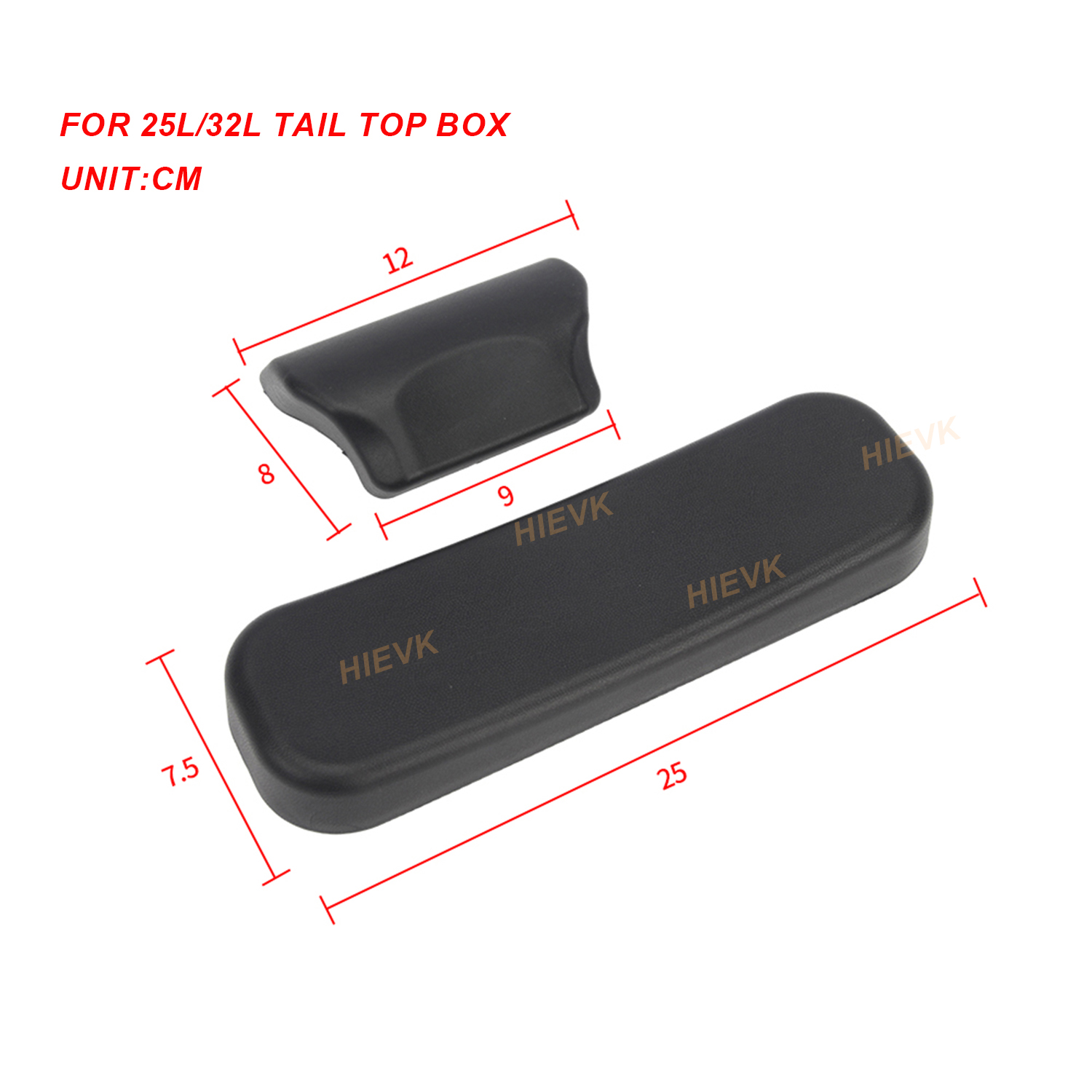 Luggage Cover Protector - Motorcycle Passenger Backrest Back Pad Universal