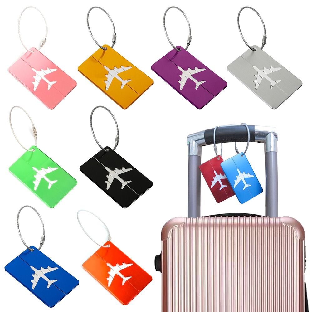 Travel Accessories Unique - Aluminium Travel Luggage Tags Reusable Suitcase