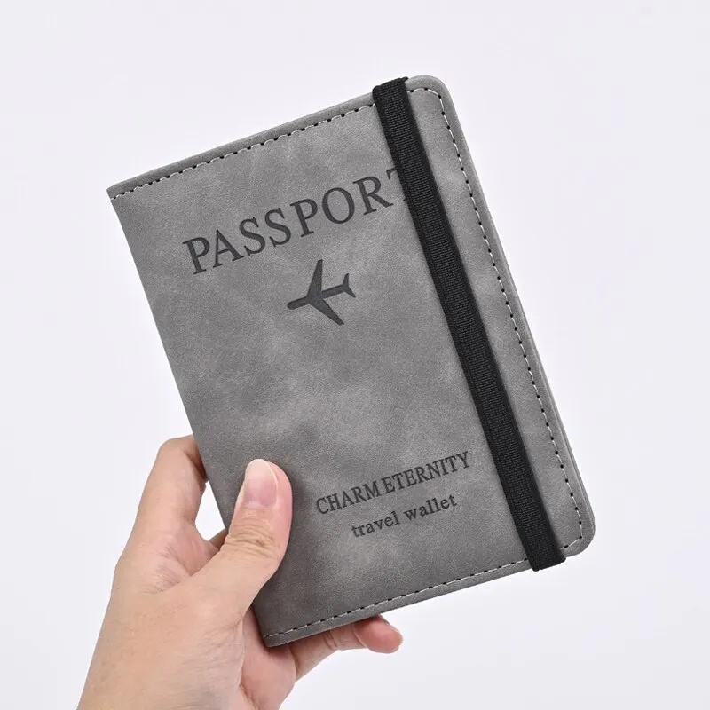 Travel Accessories Plane - Men PU Leather Wallet Travel Passport
