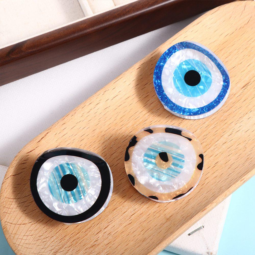 Travel Accessories Aesthetic - Kroean Style Blue Demon Eye Hair