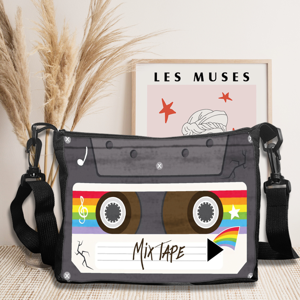 Crossbody Bag Polyester Retro  - Travel Accessories Aesthetic avaliação e preço