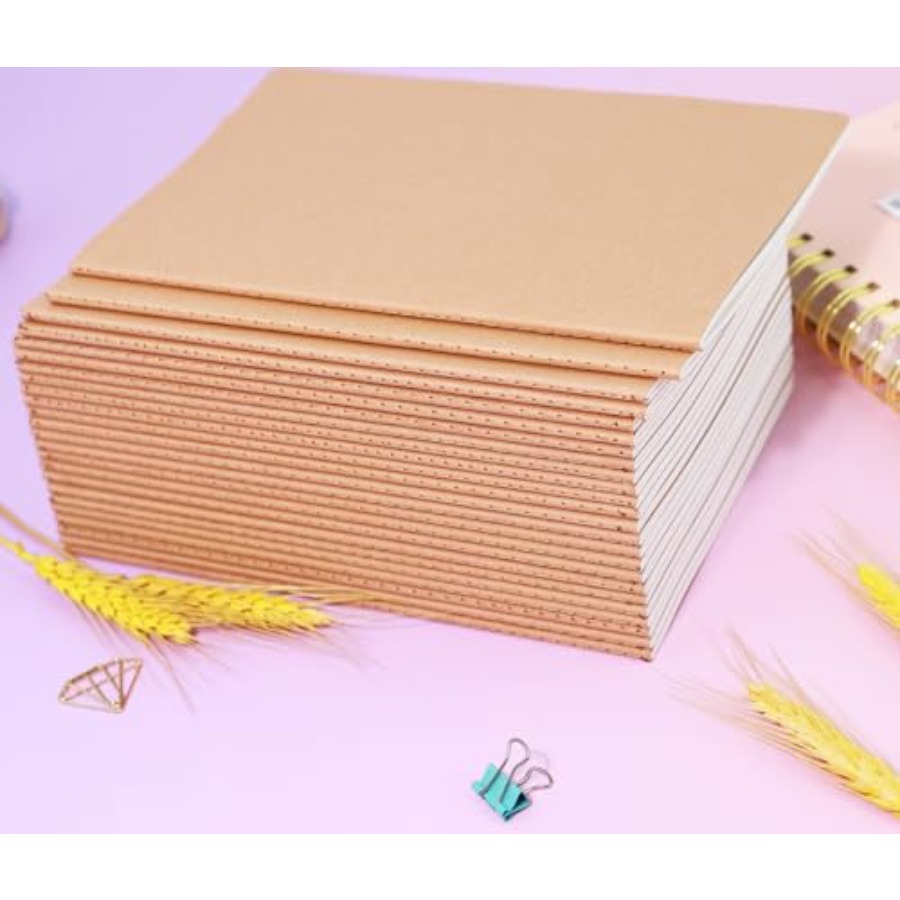 48 Pack A5 Blank Notebook Bulk - Travel Notebook Journal avaliação e preço