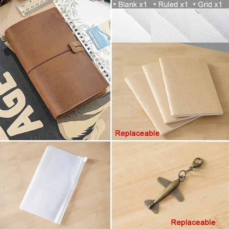 New Moterm Hot Sale 100% Genui - Travel Notebook Journal avaliação e preço