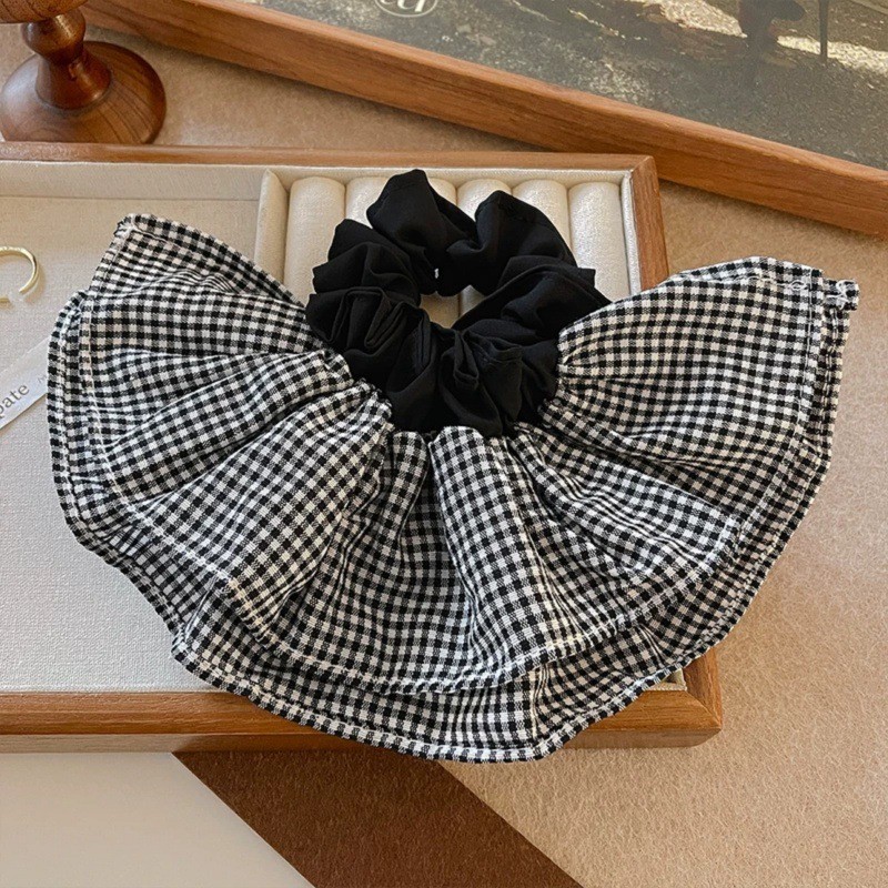 Extra Large Plaid Hair Ties El - Travel Accessories Aesthetic avaliação e preço