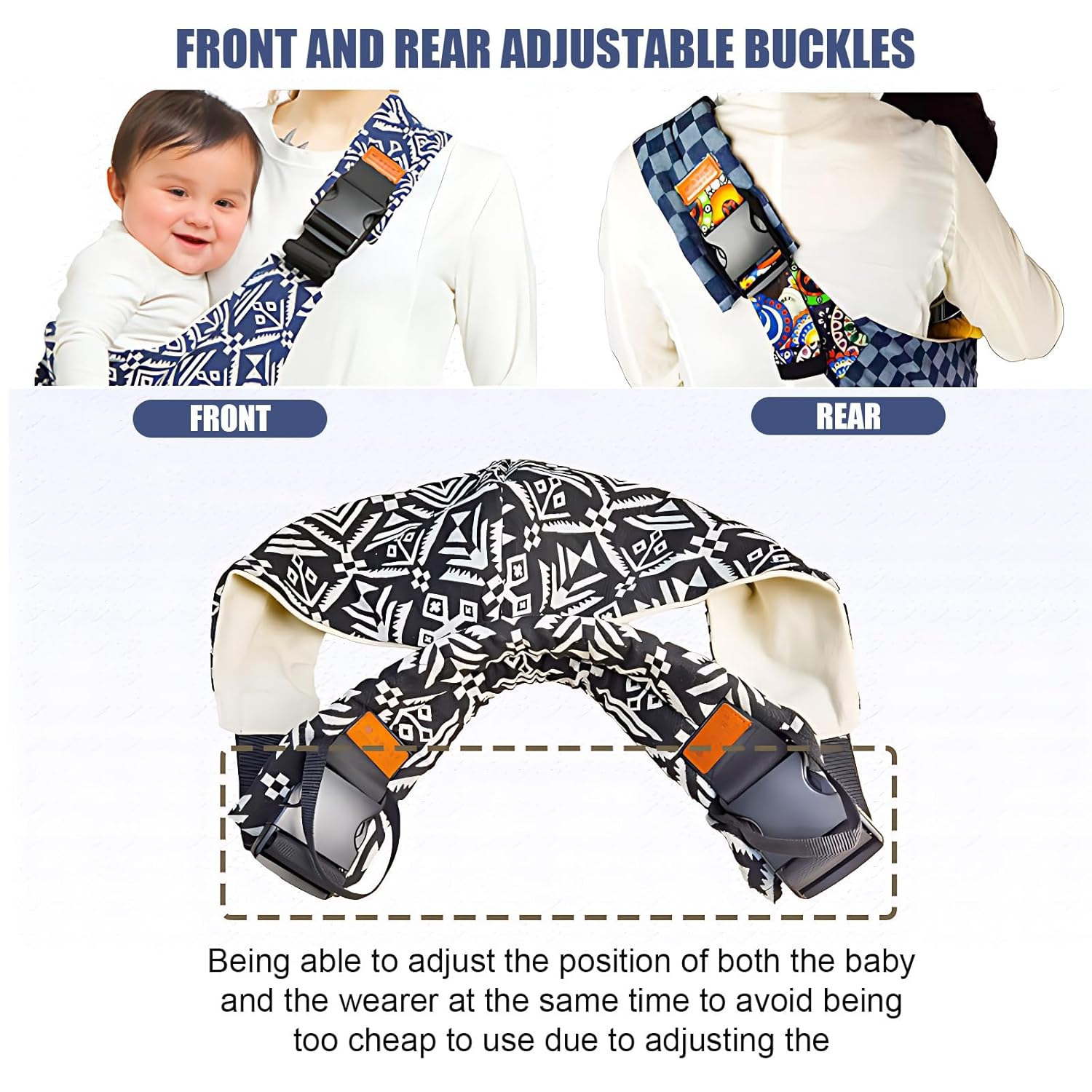 Baby Carrier Newborn Crossbody - Travel Accessories With Toddler avaliação e preço