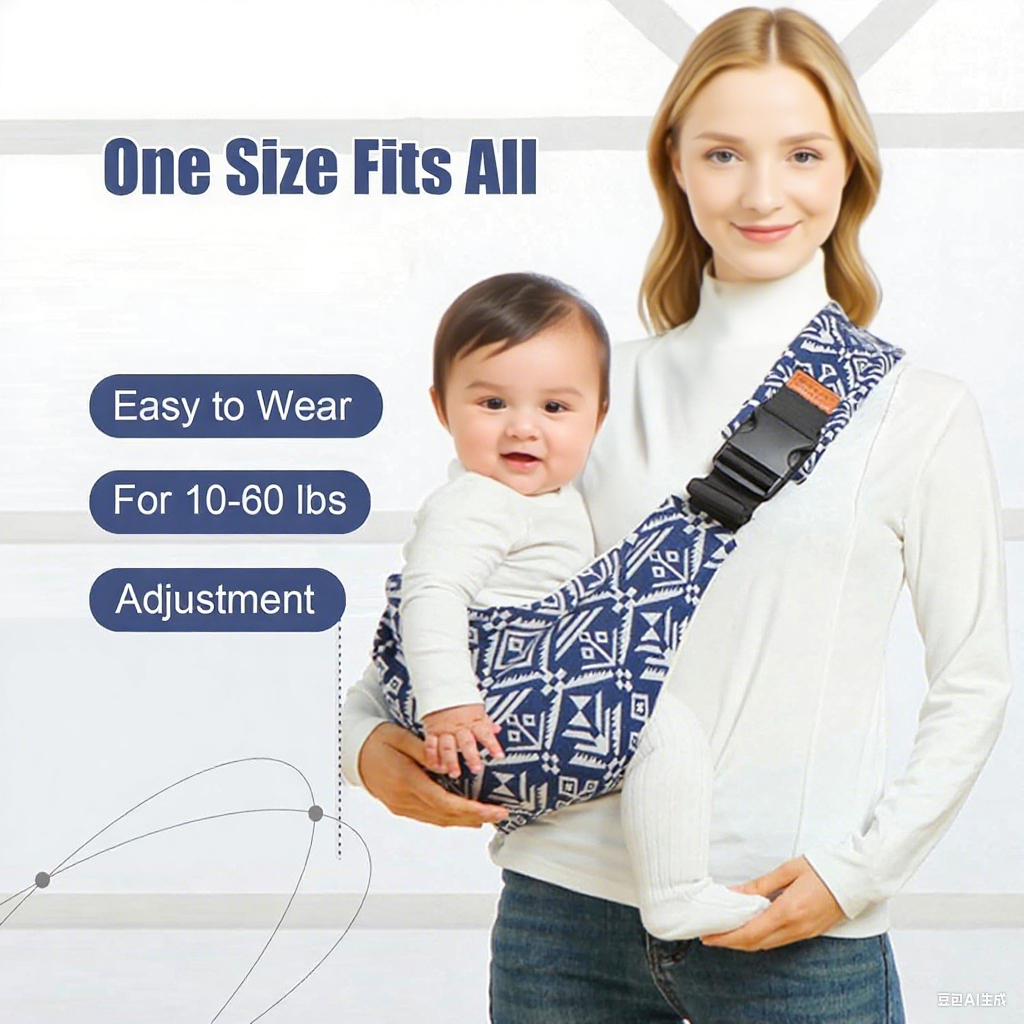 Baby Carrier Newborn Crossbody - Travel Accessories With Toddler avaliação e preço