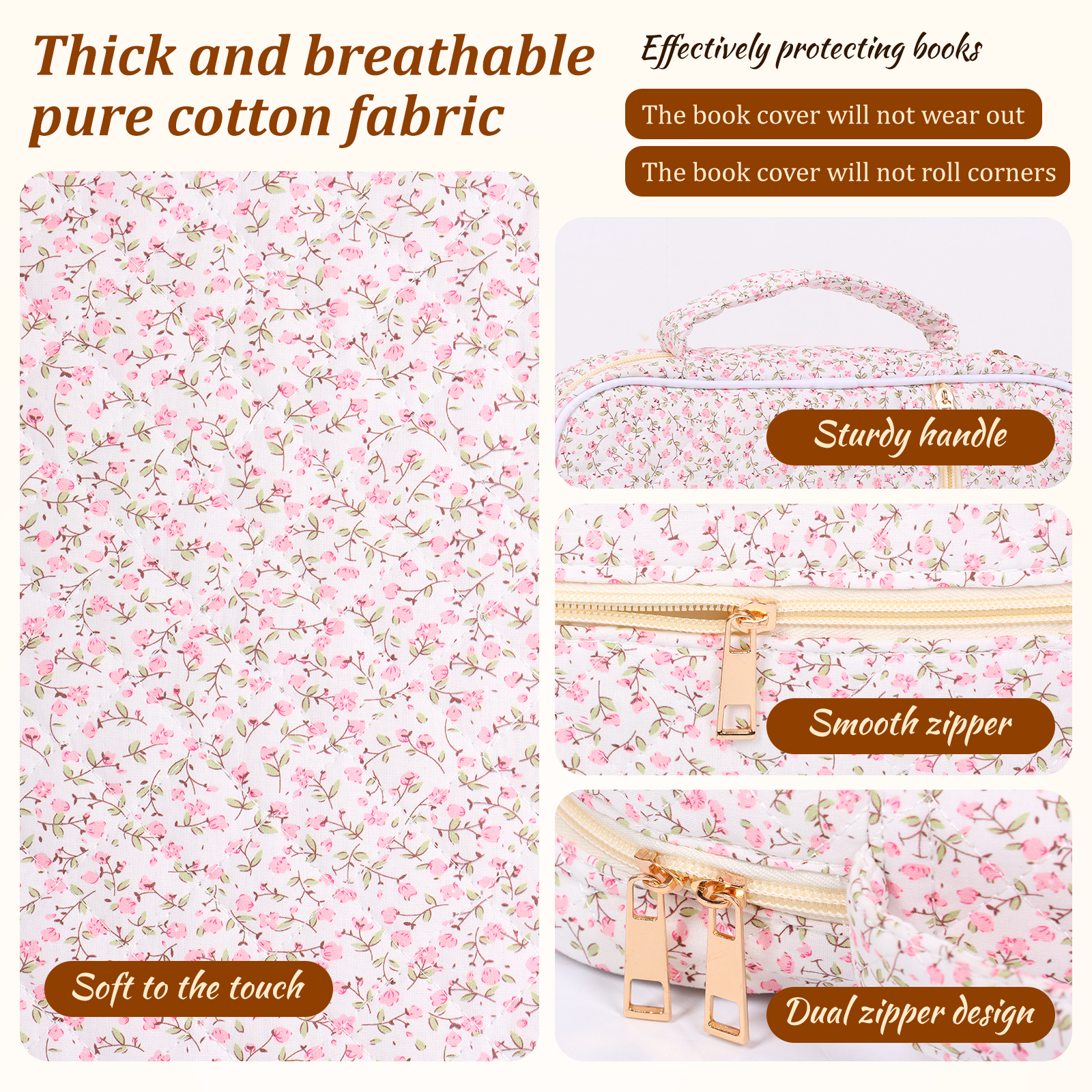 Bible Cover Case Portable Cott - Travel Accessories Kit For Women avaliação e preço