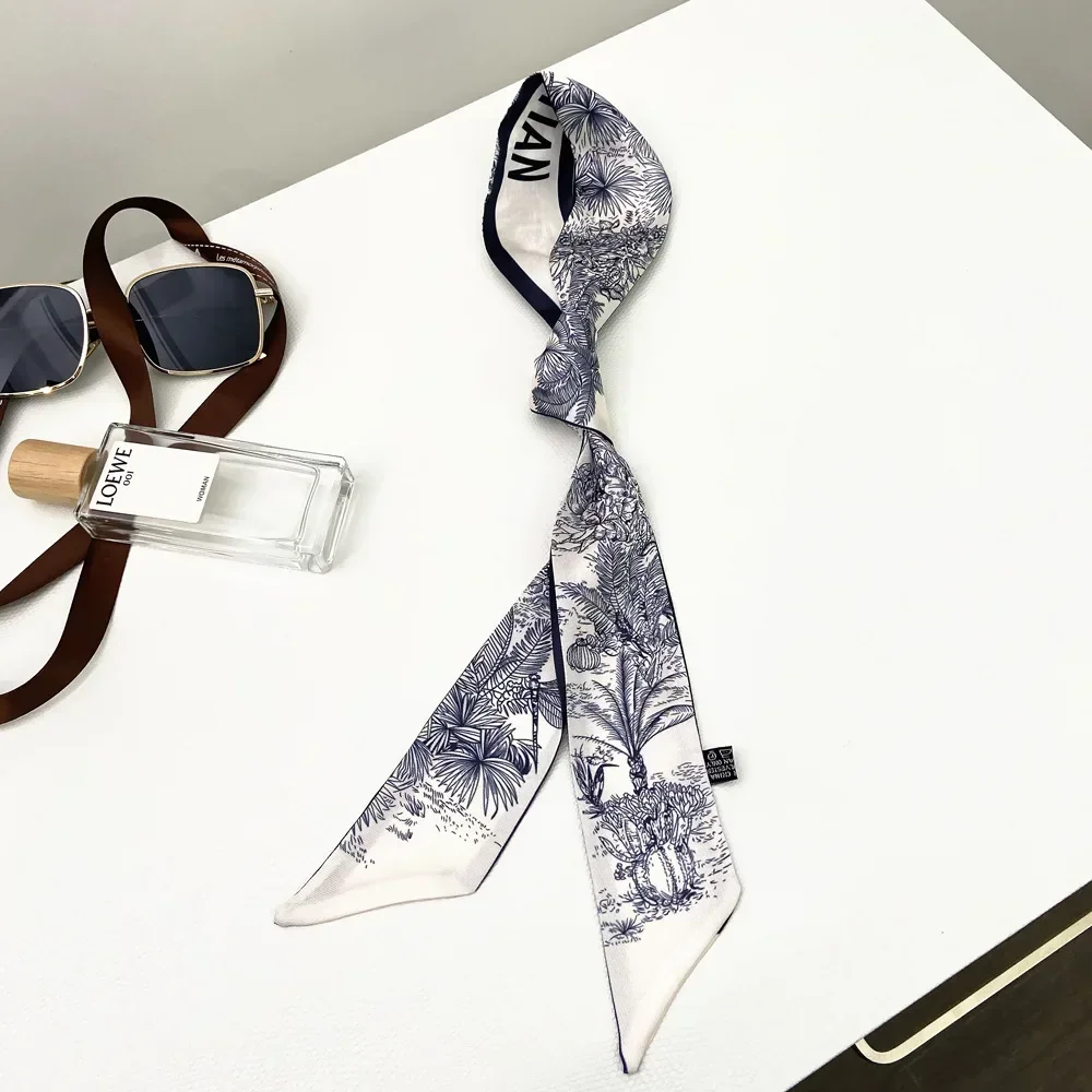 Extended Ribbon Scarf, Silk Ha - Travel Accessories Aesthetic avaliação e preço
