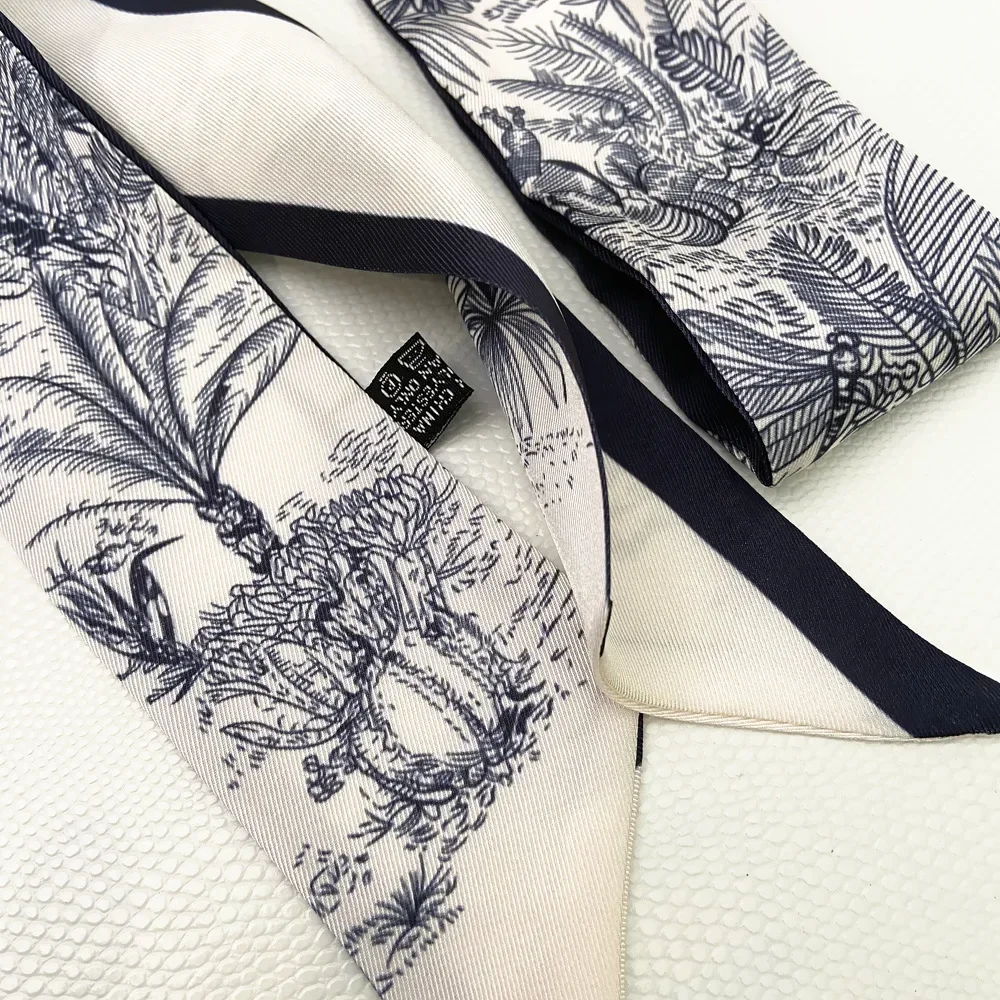 Extended Ribbon Scarf, Silk Ha - Travel Accessories Aesthetic avaliação e preço