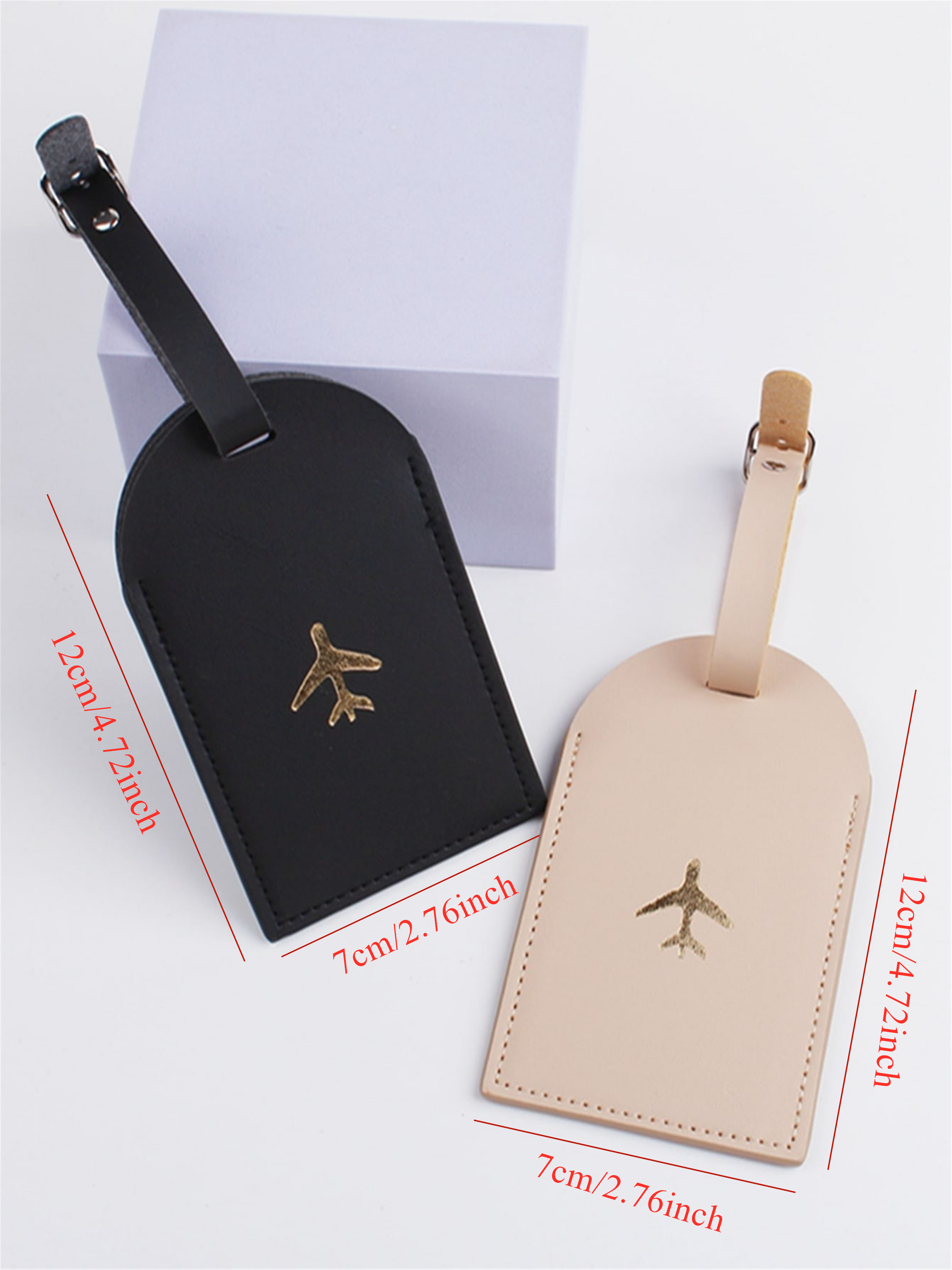 2PCS Plane Luggage Tag Hanging - Qantas Travel Accessories avaliação e preço
