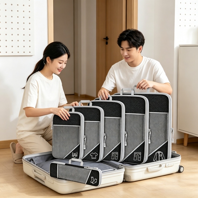 Compression Packing Cube Set E - Travel Accessories Packing Cubes avaliação e preço