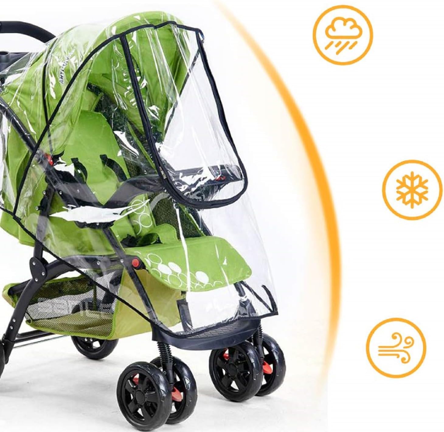 Baby Stroller Rain Cover, Univ - Travel Accessories With Baby avaliação e preço