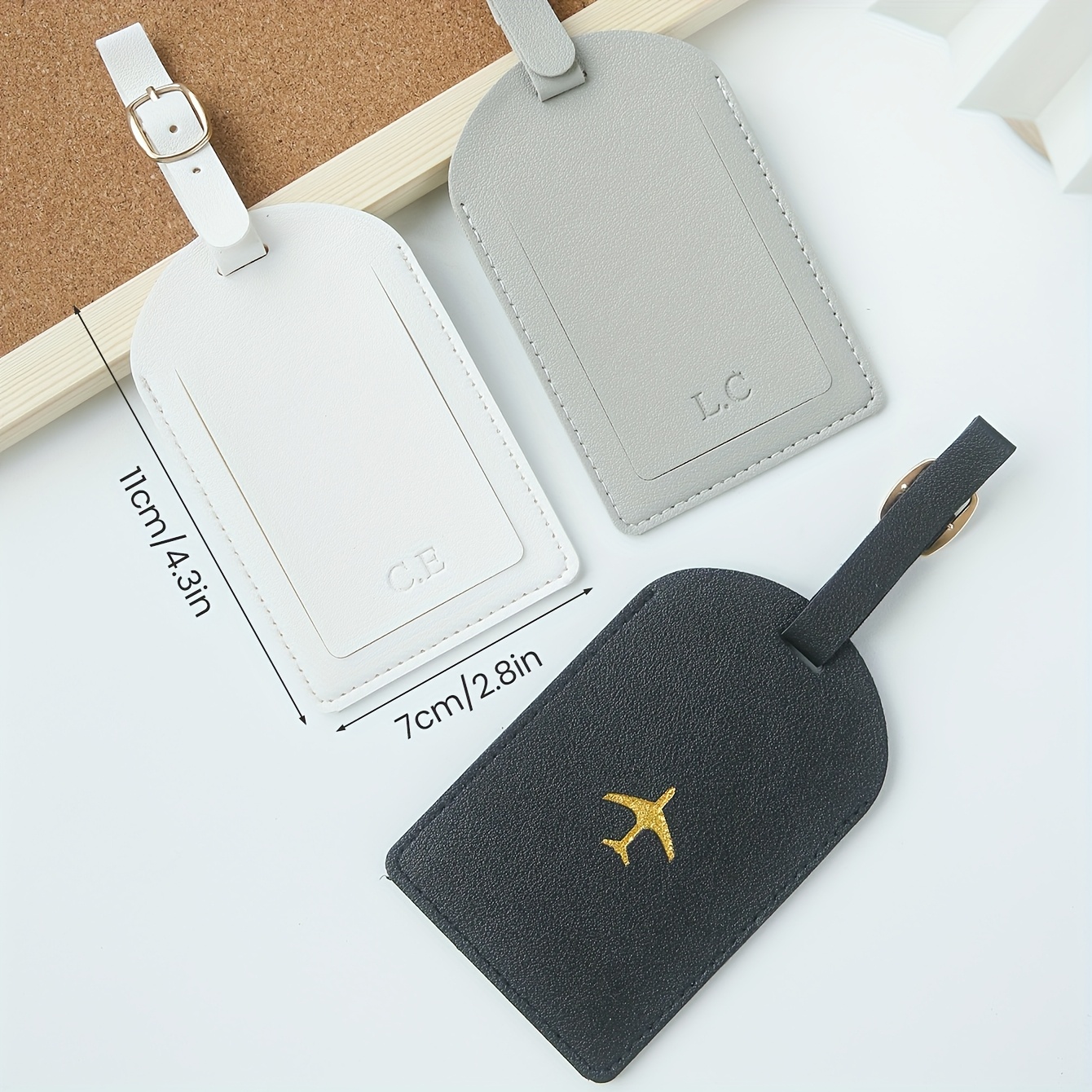 1PC Custom Initials Luggage Ta - Travel Accessories Unique avaliação e preço