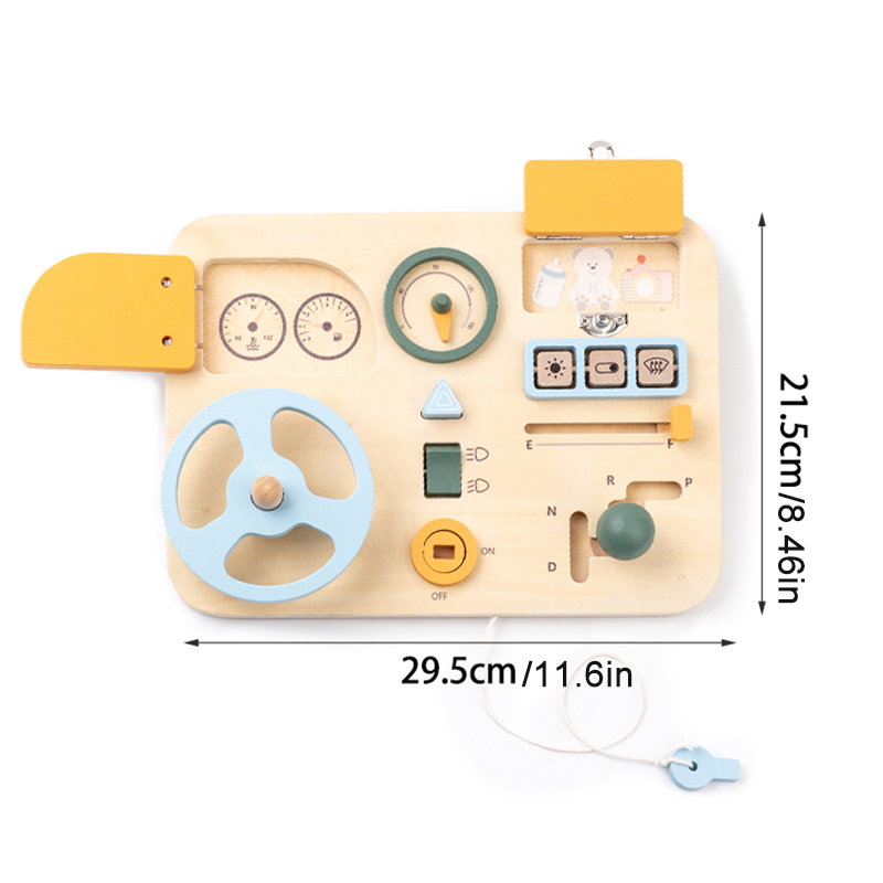 Montessori Toy Steering Wheel  - Travel Accessories With Baby avaliação e preço