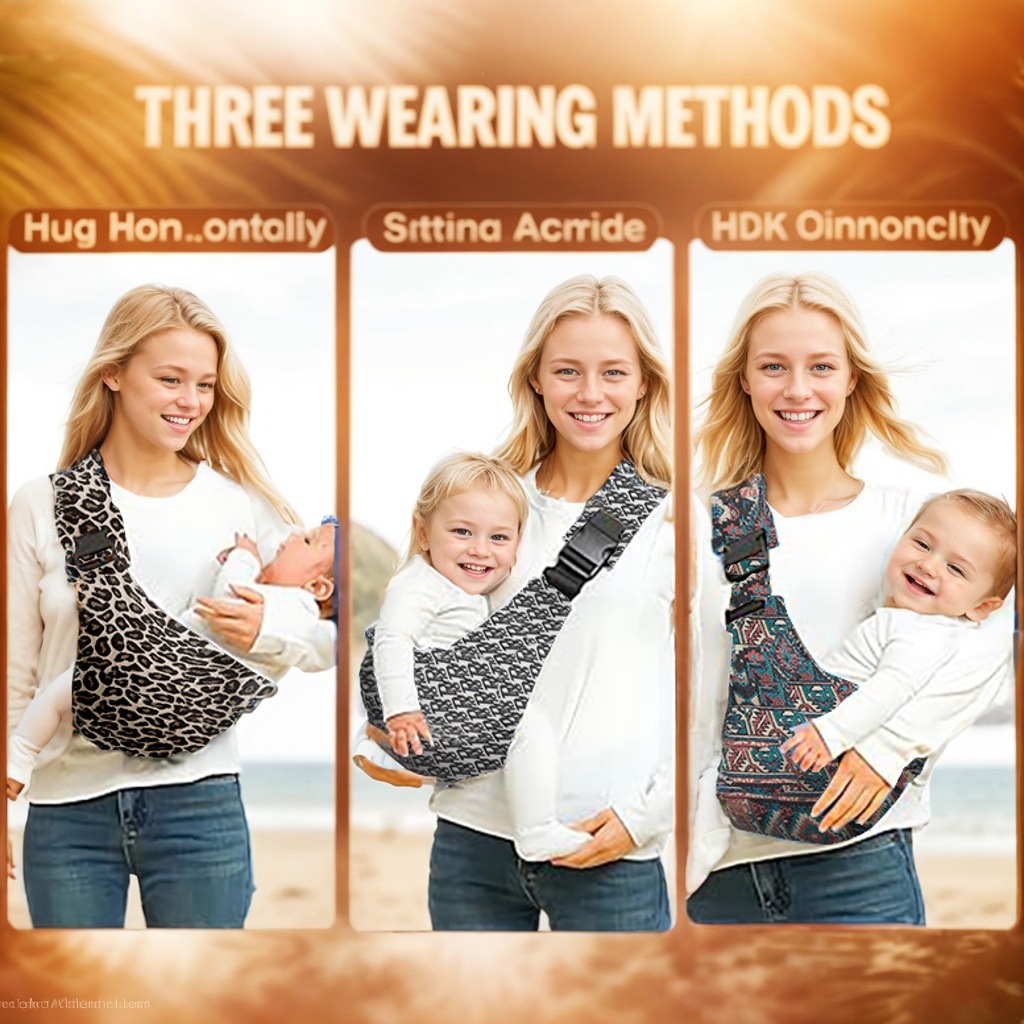 Newborn Baby Carrier Crossbody - Travel Accessories With Toddler avaliação e preço