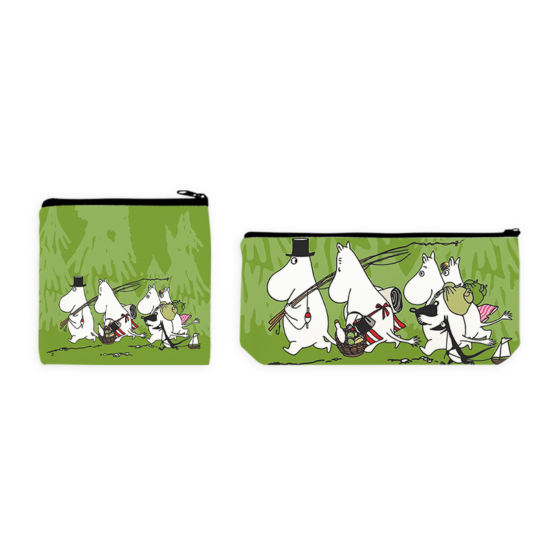 2PCS New Kawaii Anime Moomins  - Luggage Cover Protector avaliação e preço