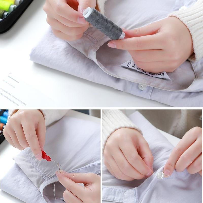 Portable 10Pcs/set Sewing Kit  - Travel Accessories Kit Bag avaliação e preço