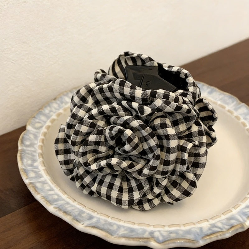 Luxury Houndstooth Flower Hair - Travel Accessories Girls avaliação e preço