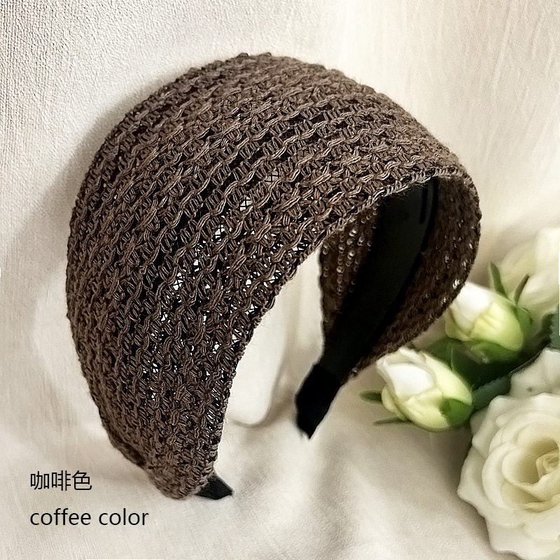 8 Cm Wide-brimmed Headband New - Travel Accessories Aesthetic avaliação e preço