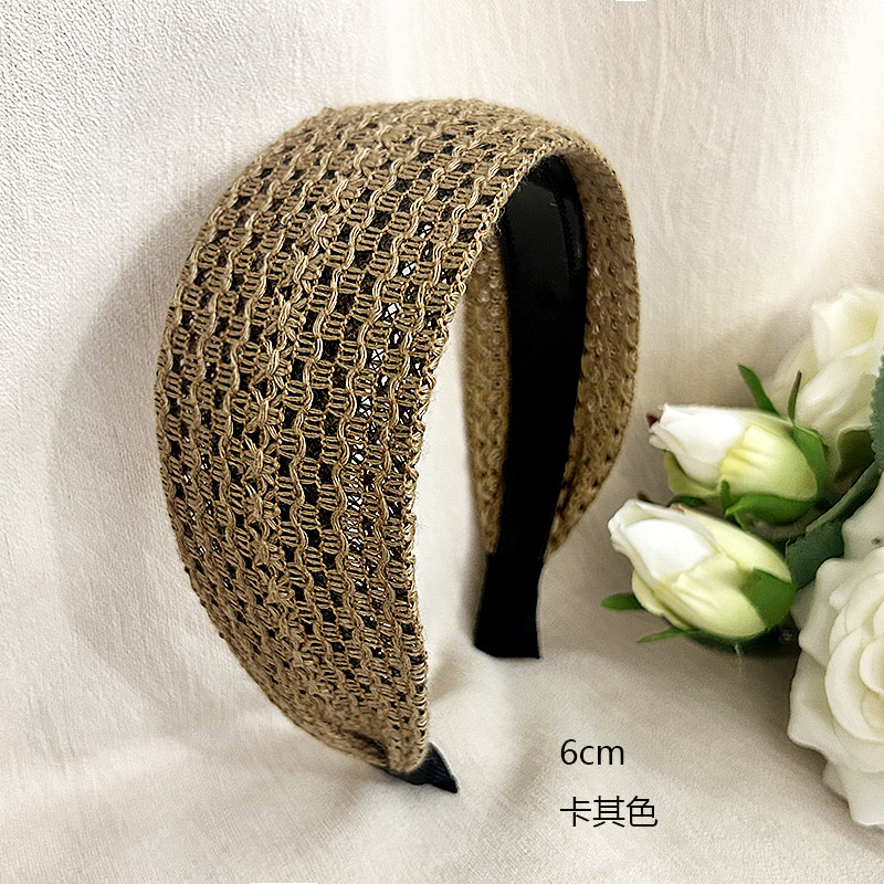 8 Cm Wide-brimmed Headband New - Travel Accessories Aesthetic avaliação e preço
