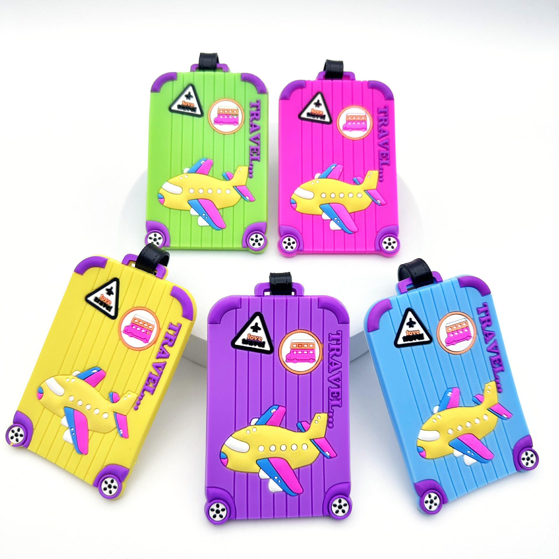 Soft PVC Luggage Tags Plane Pa - Qantas Travel Accessories avaliação e preço