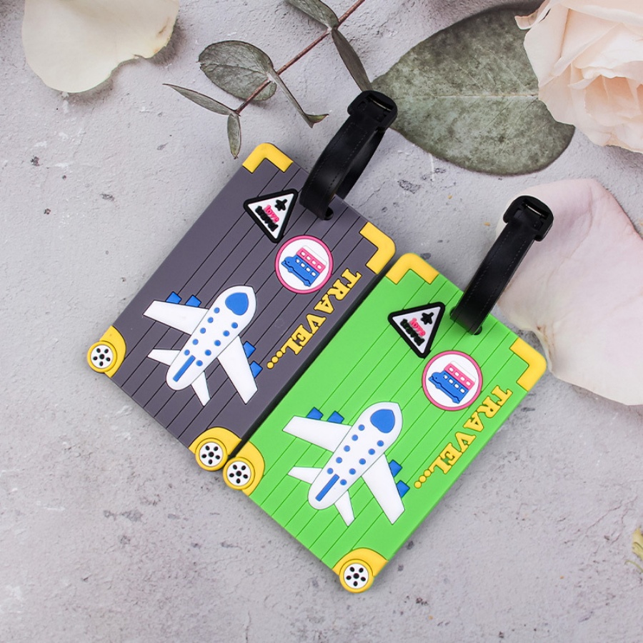 Soft PVC Luggage Tags Plane Pa - Qantas Travel Accessories avaliação e preço