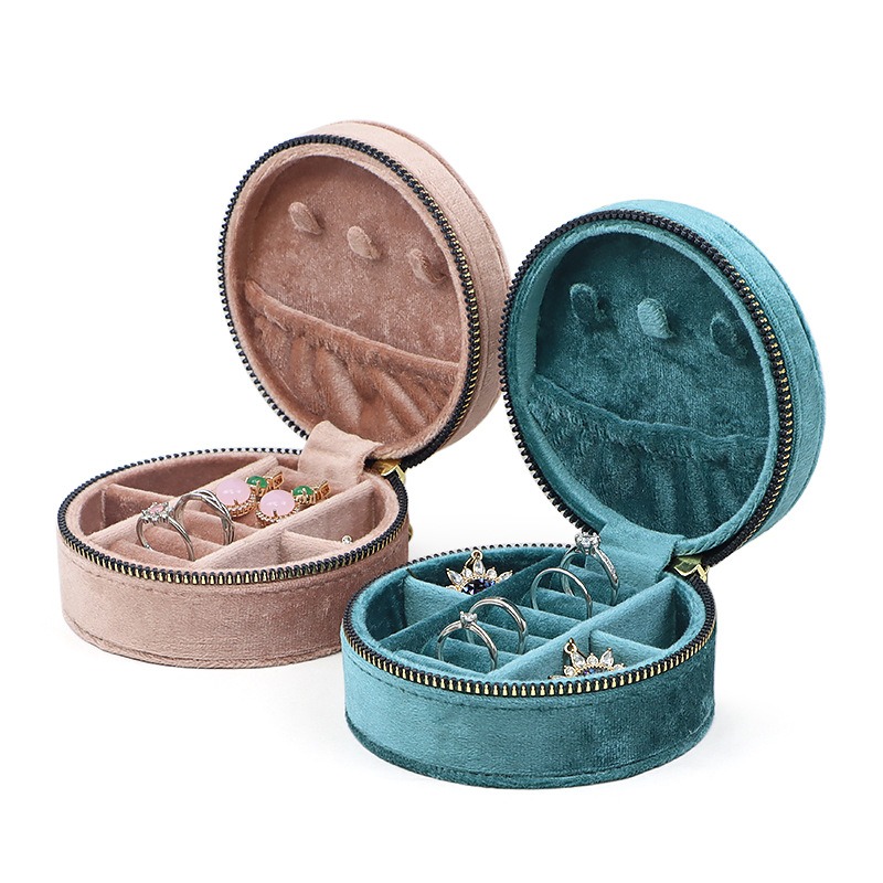 Round Diamond Velvet Travel Je - Travel Accessories Display avaliação e preço