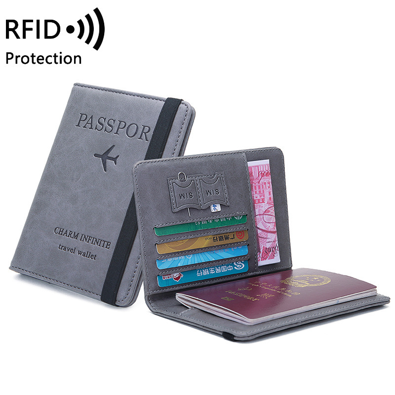 Unisex PU Leather Passport Hol - Travel Accessories Plane avaliação e preço