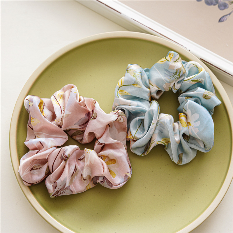 Floral Print Triangle Head Sca - Travel Accessories Girls avaliação e preço