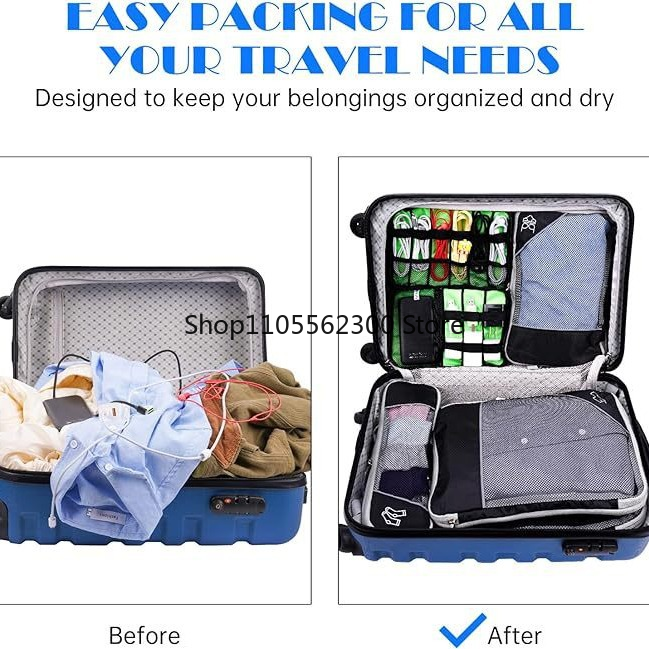 Compression Packing Cube Set E - Travel Accessories Packing Cubes avaliação e preço