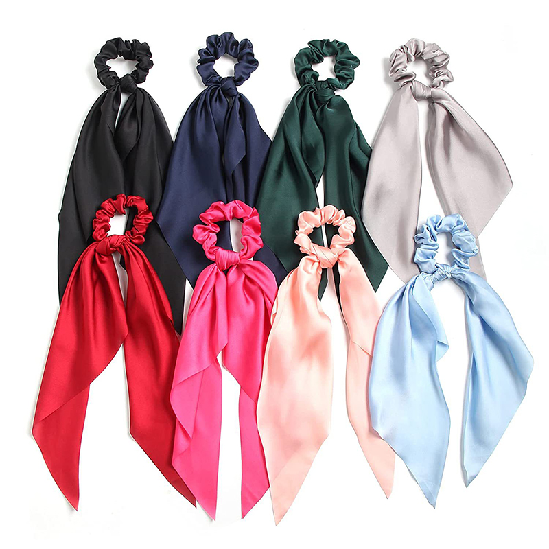 Fashion Solid Color Bow Satin  - Travel Accessories Girls avaliação e preço