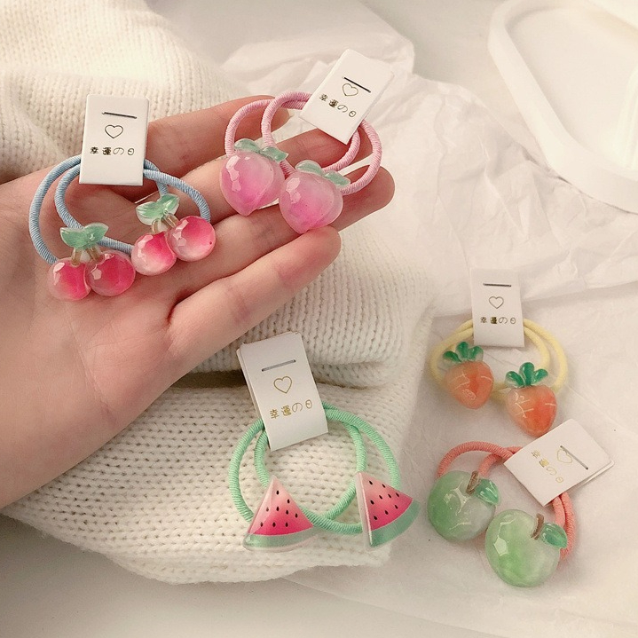 Kids Carrot Hair Ties 5 Pair N - Travel Accessories Girls avaliação e preço