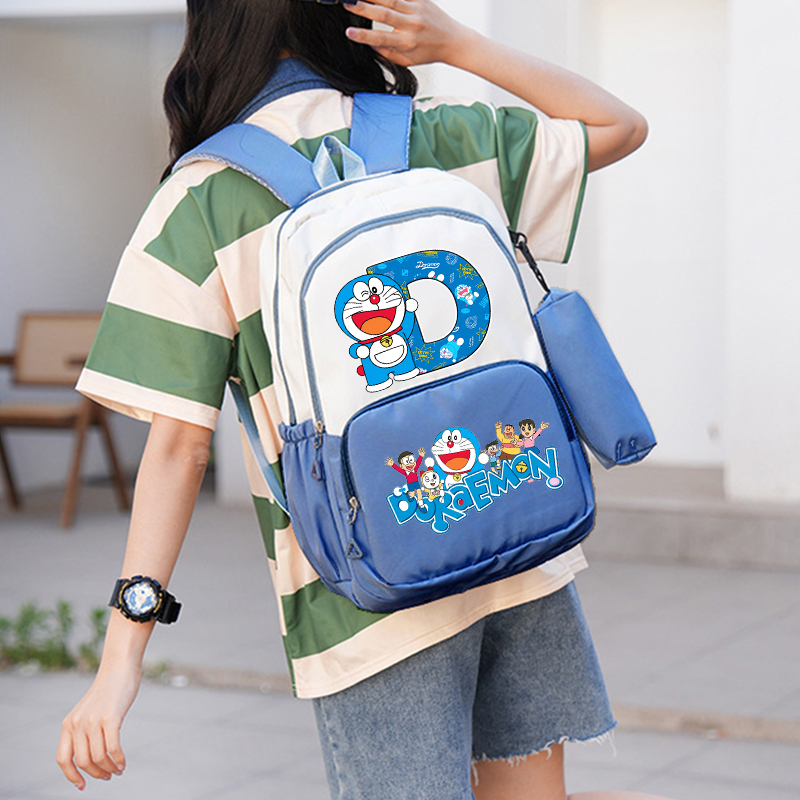 Doraemon Boy Girl School Bag P - Luggage Cover Protector avaliação e preço