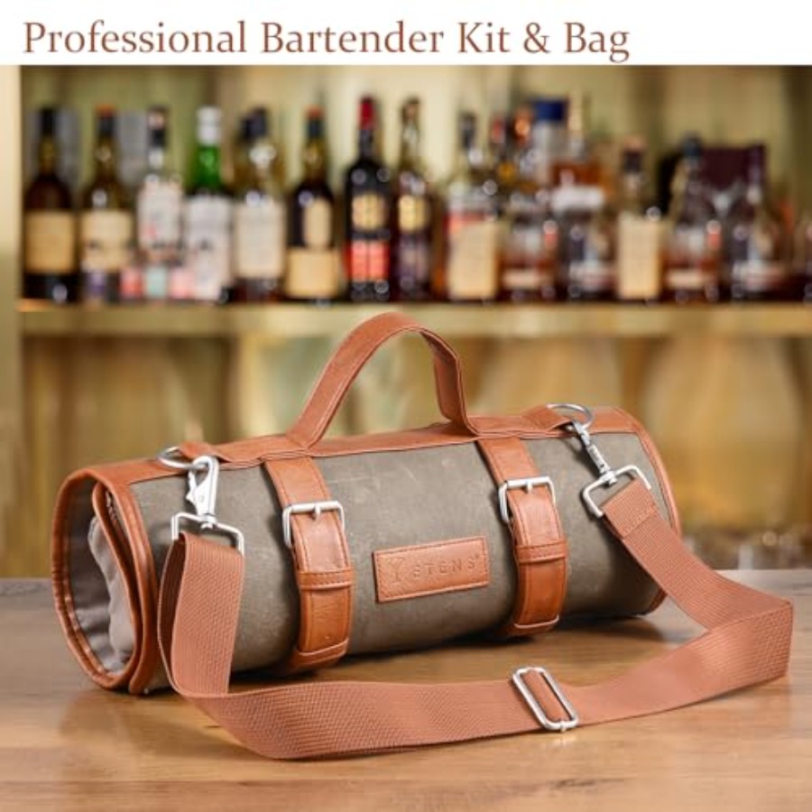 Travel Bartender Kit 22-Pc Bar - Travel Accessories Kit Bag avaliação e preço