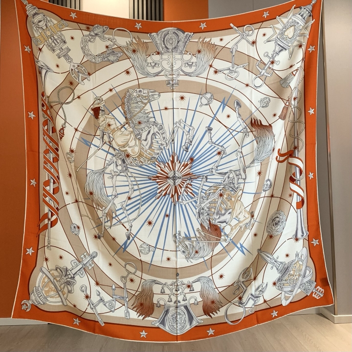 Luxury Brand Scarf Large Silk  - Travel Accessories Aesthetic avaliação e preço