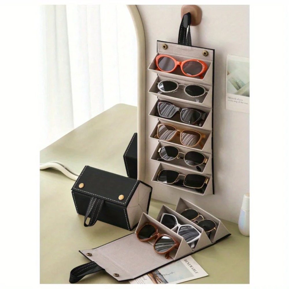 Multi-slot Portable Glasses Or - Travel Accessories Display avaliação e preço