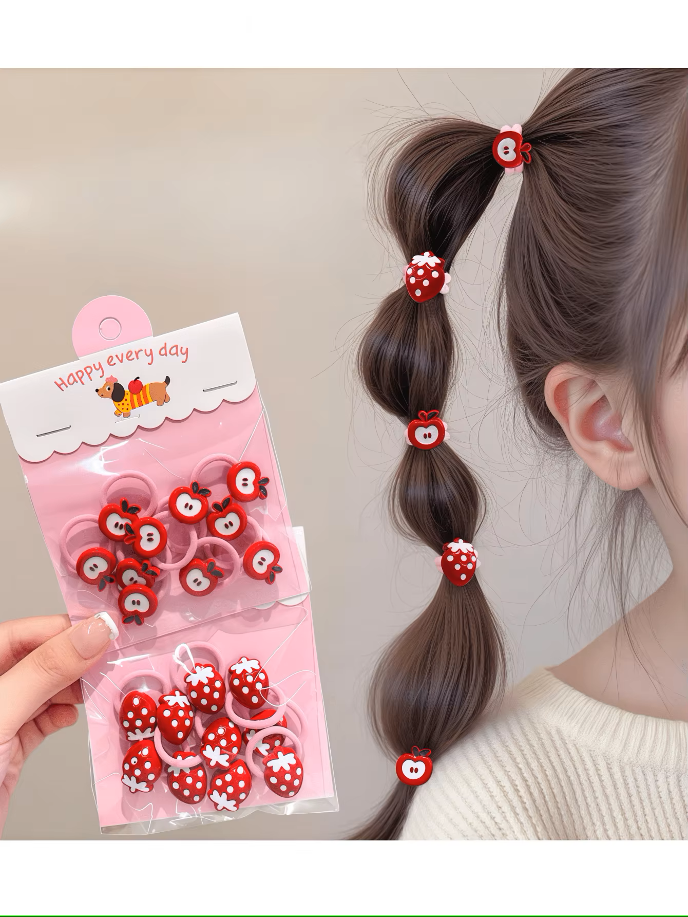 10/20pc Cute Strawberry & Appl - Travel Accessories With Toddler avaliação e preço