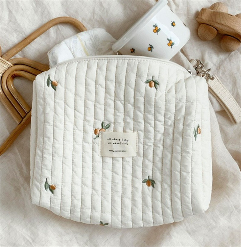 Embroidered Mommy Bag Handbag  - Travel Accessories With Baby avaliação e preço